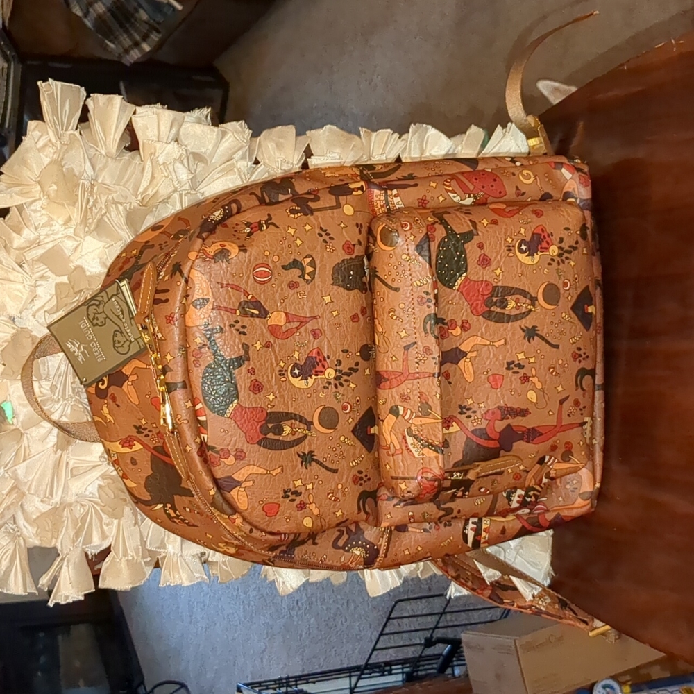NWT Piero Guidi Magic Circus all Leather Backpack